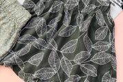 Belived, Light Shorts, with packets, Mid Rise, (khaki, green with floral) Size XS-S