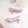 Lunar Elegance Peeptoe Shoes - Size 5 Image 3