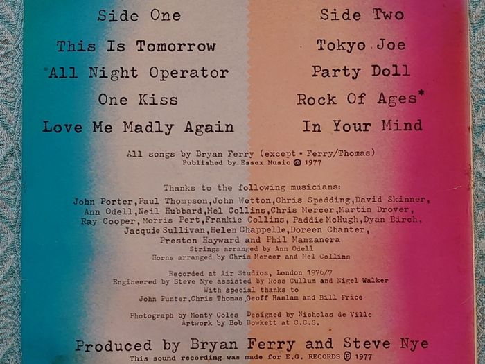 Bryan Ferry - In Your Mind - Vinyl