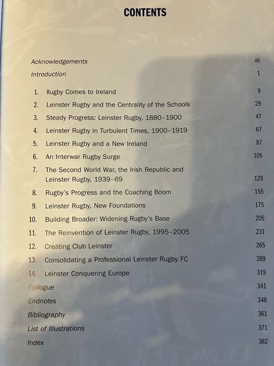 Sport book: 'A History of Rugby in Leinster'