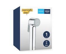 GROHE Vitalio Trigger Spray 30 - Hand Shower with Trigger Control (Easy Clean Anti-Limescale System, Universal Mounting System, Min. Recommended Pressure 1.0 bar), Chrome, 26351000