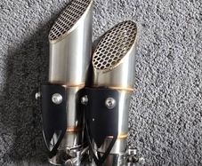 Exhaust pipe tips
