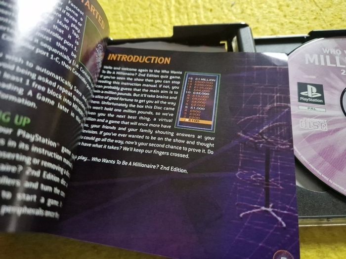 2nd Edition Who Wants to be a Millionaire PlayStation1 ps1 PlayStation2 ps2 games Original