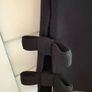 Zara Black Flared Leggings with Bow Detail Hem Image 3