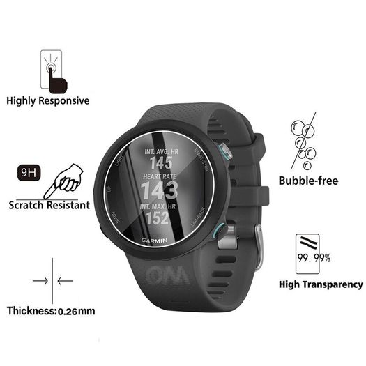 Premium Tempered Glass For Garmin Swim 2 smart watch Screen Protector Film Accessories For Garmin Swim 2