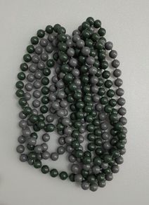 Lot of Two Necklaces - Green and Grey