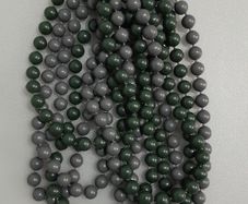 Lot of Two Necklaces - Green and Grey
