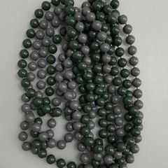Lot of Two Necklaces - Green and Grey