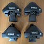 Thule Evo Clamp 7105 & Foot Pack 5010. VW Golf Mk.7 Image 2