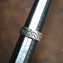 Vintage Sterling Silver 925 Irish Celtic Knot Band Ring Image 8