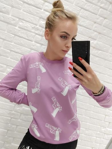 Women's sweatshirt without a hood