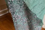 Green debs dress