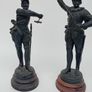 Vintage Spelter Military Figures Image 5