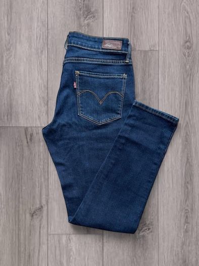 Classic Levis Demi Curve 27 8-10 Ankle Skinny Dark Wash Jeans