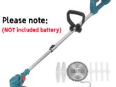 21V 900W Electric Lawn Mower Li-ion Cordless Grass Trimmer Pruning Garden Tools Compatible Makita 18V Battery