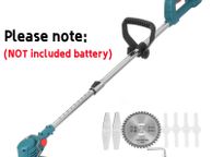 main image for ad 21V 900W Electric Lawn Mower Li-ion Cordless Grass Trimmer Pruning Garden Tools Compatible Makita 18V Battery