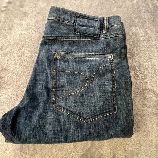 Oska 505 Womens Jeans - Size 5 - W36 L34 Blue Denim - Baggy Wide