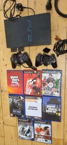 PS2 With 8 x Games