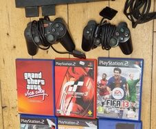 PS2 With 8 x Games