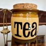 TG Green Granville Range TEA Jar Original Cork Lid Vintage Kitchen Storage 1970s Image 10