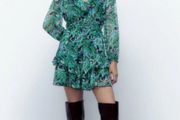 Zara ruffle dress