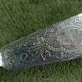 Antique Victorian-era Floral Silver Plate Butter Knifes Image 4