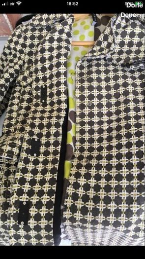 Ladies designer heavy coat size 6 like new