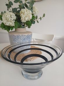 Beautiful Handblown Art Glass Centerpiece