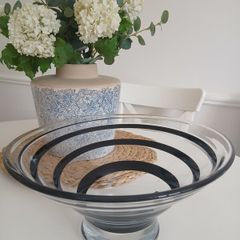 Beautiful Handblown Art Glass Centerpiece
