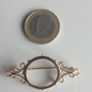 9ct solid gold brooch mount Image 2