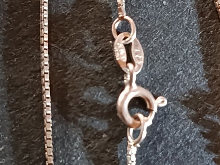 2 sterling silver chain and pendant