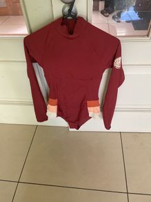 Womens Golden Daze Back Zip Surf Suit