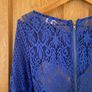 Stunning royal blue designer dress by love triangle size 14 Image 4