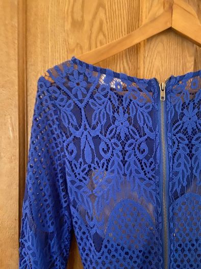 Stunning royal blue designer dress by love triangle size 14