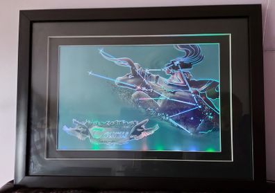 Taurus Birth Sign Neon Picture - final reduction for quick sale