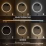 Round LED Bathroom Mirror Bluetooth 600 mm IP44 Image 3