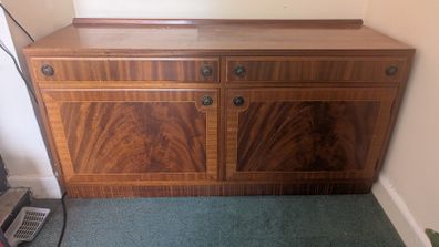 Vintage mid century writing desk/side cabinet