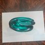 Teal knotted glass sculpture Image 4