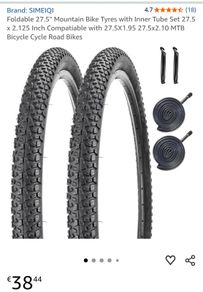 27.5" MTB tyres and tubes