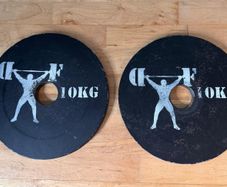 2 x 10KG Olympic Weight Plates