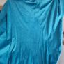 Next Teal Velvet Lined Curtains 168x229cm Image 2