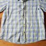 Blue Green Check Shirt Age 5-6 Image 3