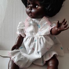 Large beautiful doll from 70's in original dress