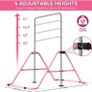 Gymnastics Bar, Folding Horizontal Bar Gymnastics Equipment for Kids Home Training, Expandable Gymnastics Training Bar Junior with Adjustable Height for Girls Boys (FREE SHIPPING) Image 3