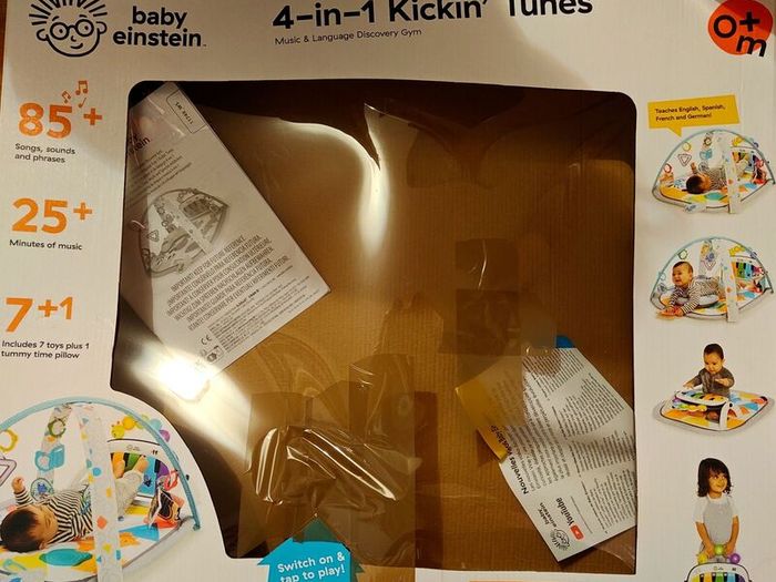Baby Einstein 4-in-1 Kickin' Tunes Music and Language Discovery Baby Gym