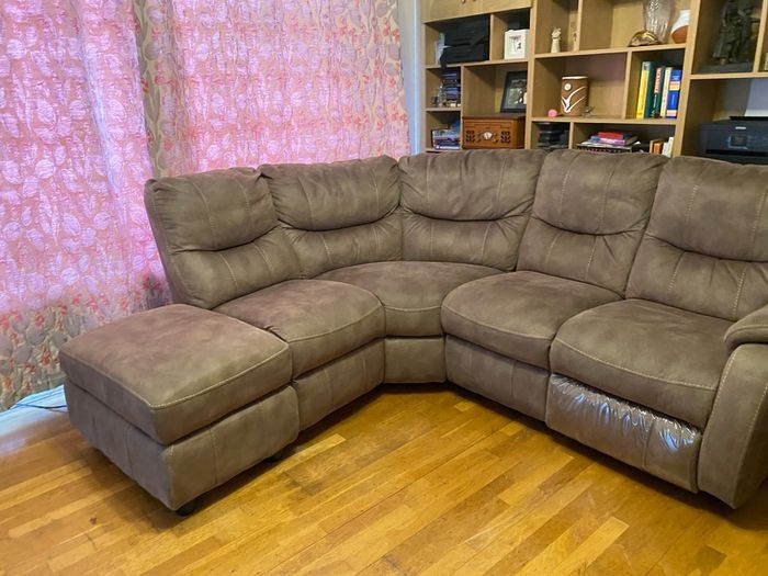 corner sofa, 5 piece modular suite