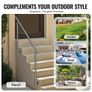149.9 cm Handrails for Outdoor Steps Staircase for Porch Deck Side-mount Image 6