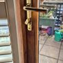 New Champagne Gold Yale Trojan Sparta external Lever/ Lever Door Handles Image 8