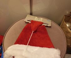 Deluxe christmas Santa fur hat