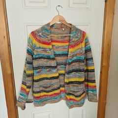 Lovely colourful cardigan 10/12